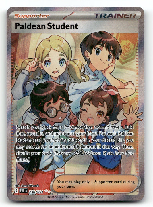Paldean Student Holo Ultra Rare SV: Paldean Fates 230/091 NM