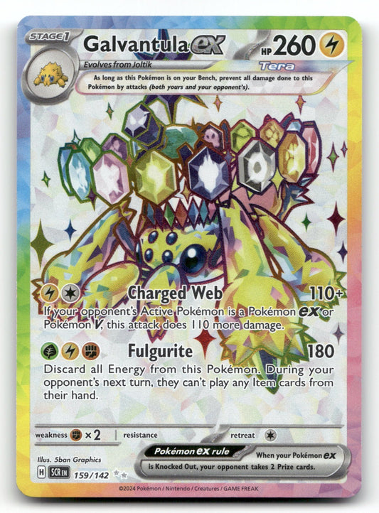 Galvantula ex Holo Ultra Rare SV07: Stellar Crown 159/142 NM