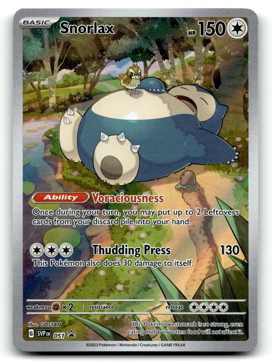 Snorlax Holo Promo SV: Scarlet & Violet Promo Cards 051 NM