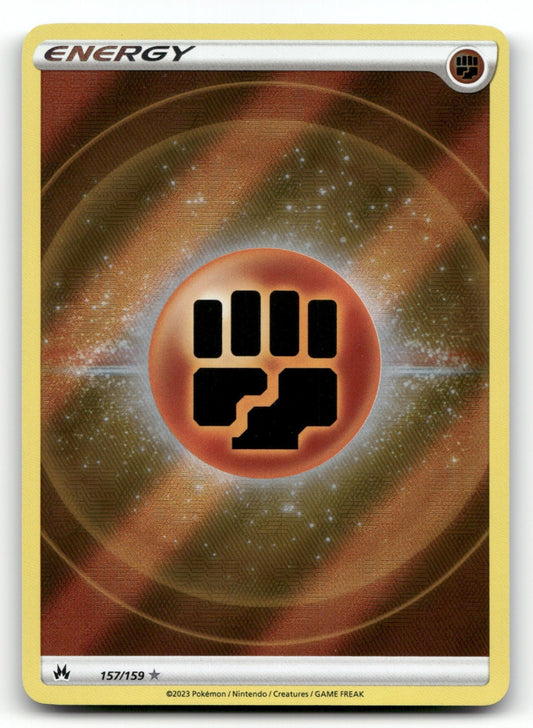 Fighting Energy (Texture Full Art) Holo Ultra Rare SWSH: Crown Zenith 157/159 NM