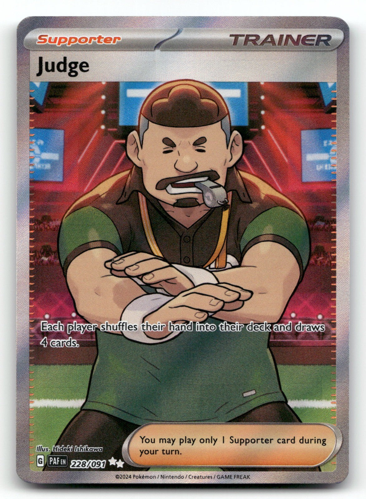 Judge Holo Ultra Rare SV: Paldean Fates 228/091 NM