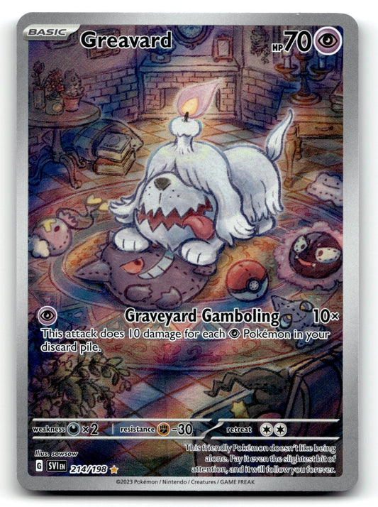 Greavard Holo Illustration Rare SV01: Scarlet & Violet Base Set 214/198 NM