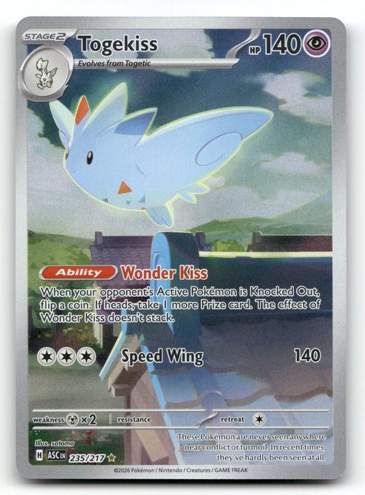 Togekiss Holo Illustration Rare ME: Ascended Heroes 235/217 NM