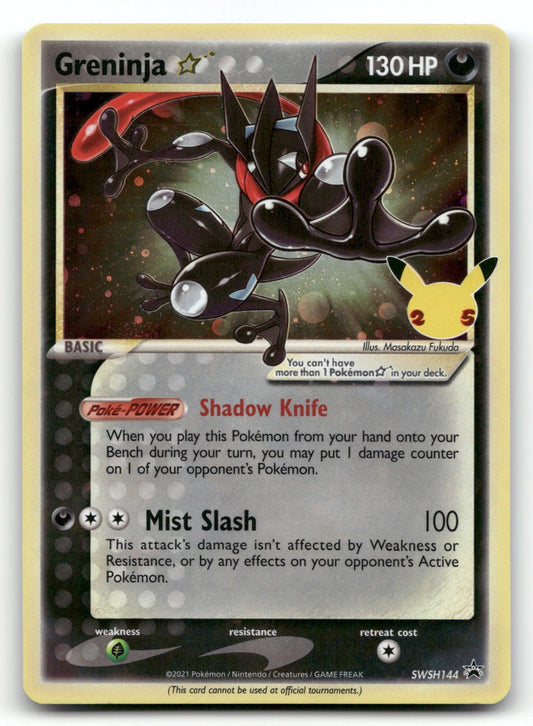 Greninja Star Holo Promo SWSH: Sword & Shield Promo Cards SWSH144 NM