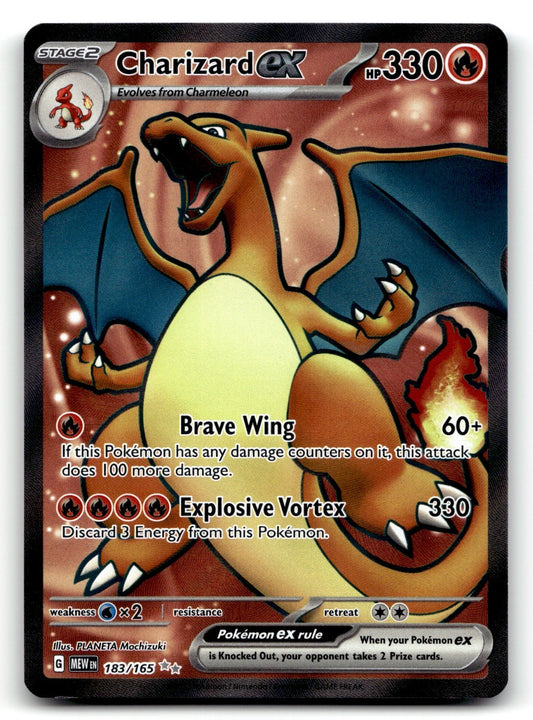 Charizard ex Holo Ultra Rare SV: Scarlet & Violet 151 183/165 NM