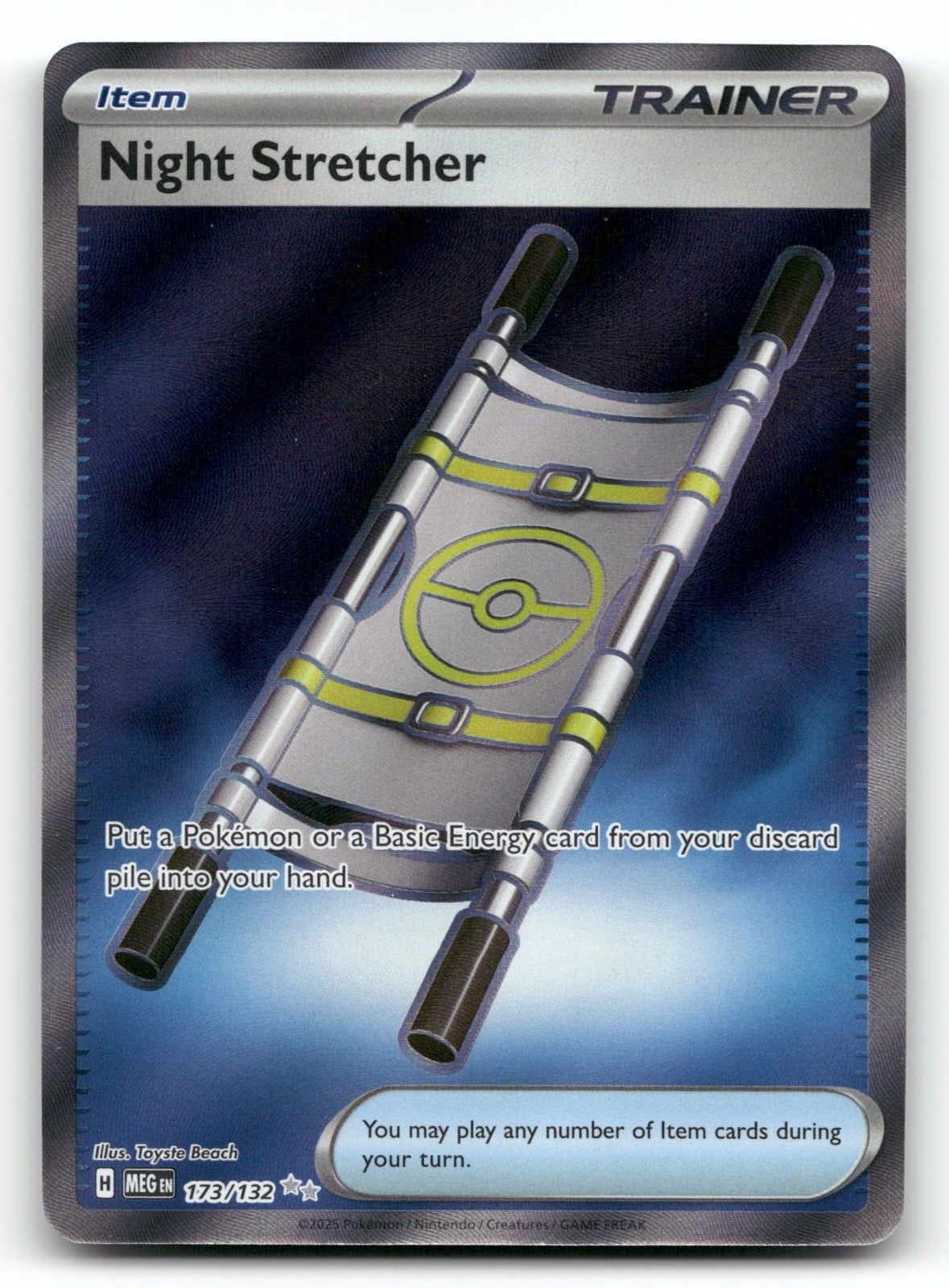 Night Stretcher Holo Ultra Rare ME01: Mega Evolution 173/132 NM
