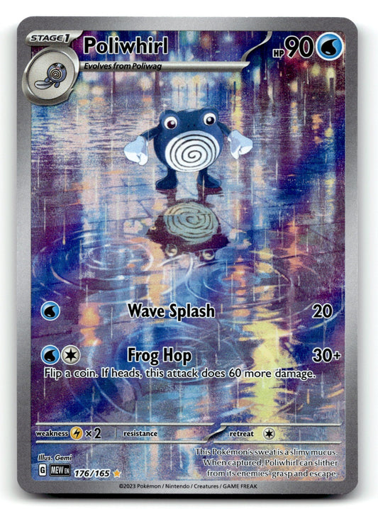 Poliwhirl Holo Illustration Rare SV: Scarlet & Violet 151 176/165 NM