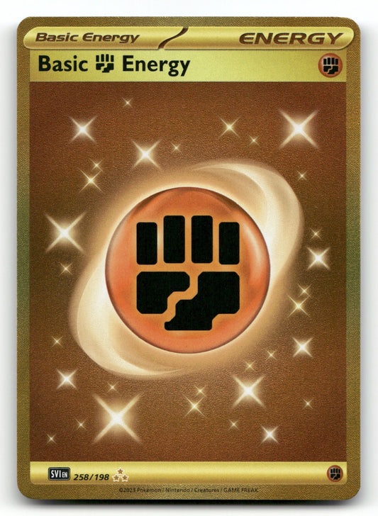 Basic Fighting Energy Holo Hyper Rare SV01: Scarlet & Violet Base Set 258/198 NM