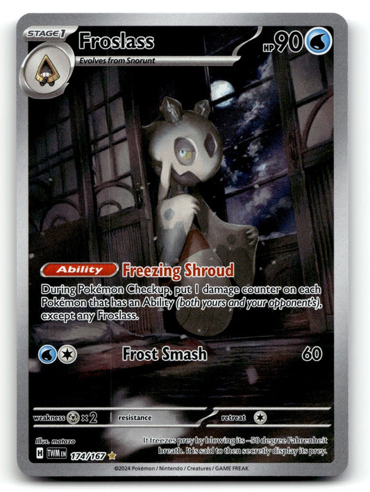 Froslass Holo Illustration Rare SV06: Twilight Masquerade 174/167 NM